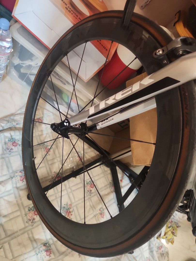 Winspace Lun hyper 50mm rim brake carbon wheels, Sports Equipment