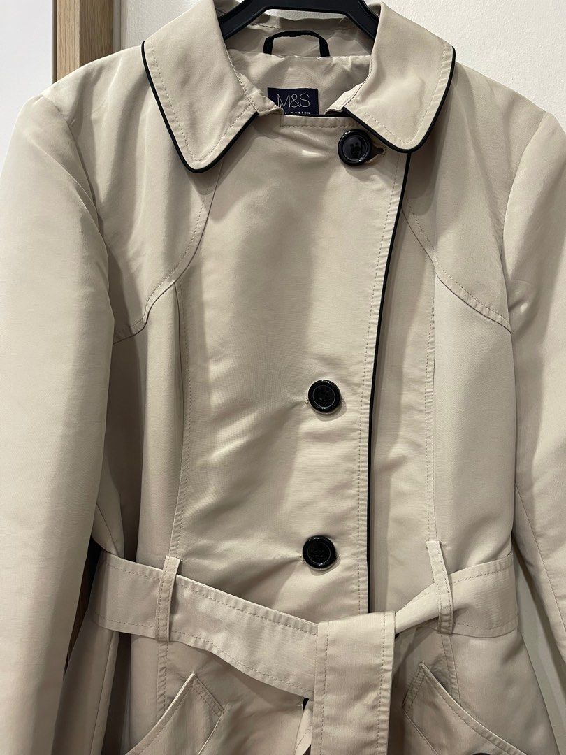 Marks and discount spencer beige coat