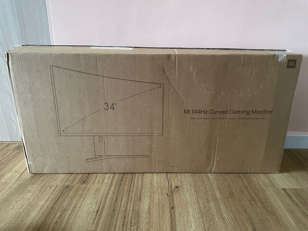 Xiaomi 34 inch curved monitor, Computers & Tech, Parts & Accessories ...