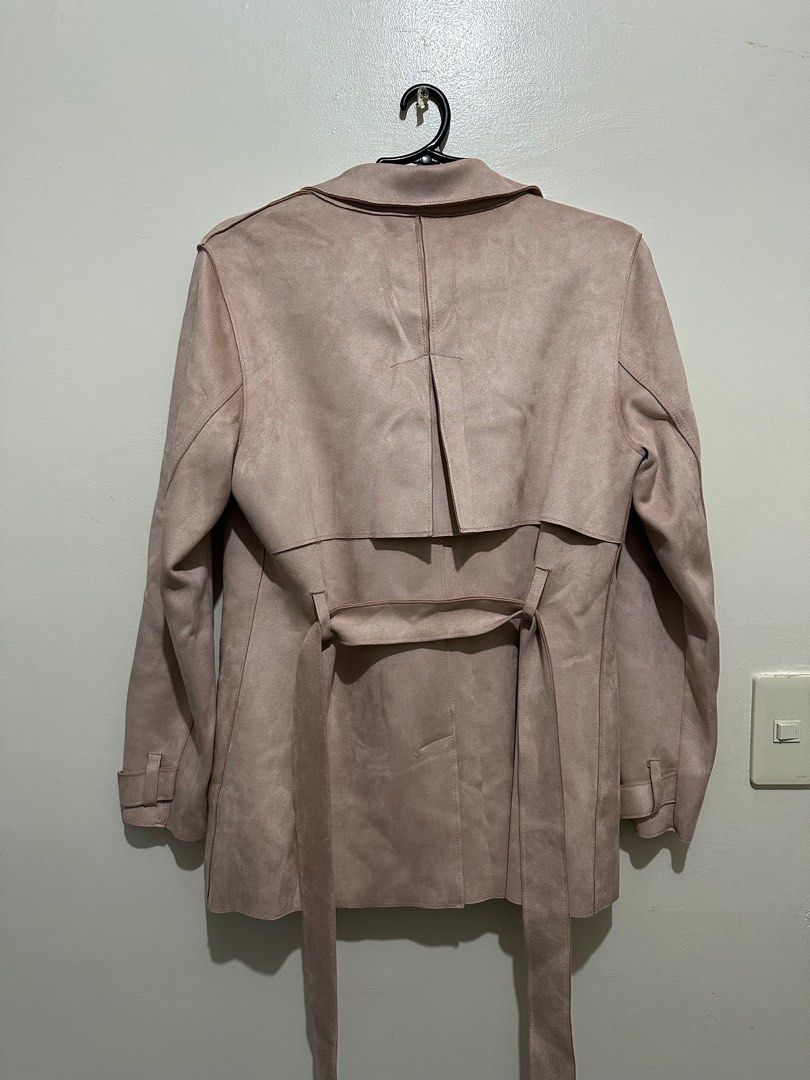 Blush pink clearance coat zara