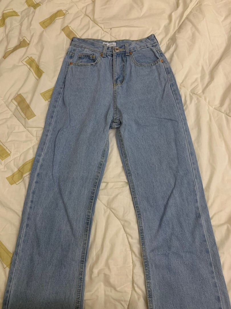 Zara Mom Jeans, Women's Fashion, Bottoms, Jeans on Carousell