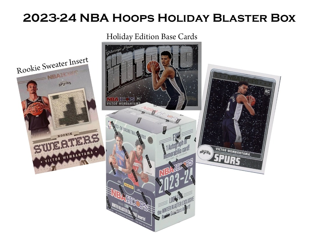  2023-24 Panini Hoops Basketball Holiday Blaster Box