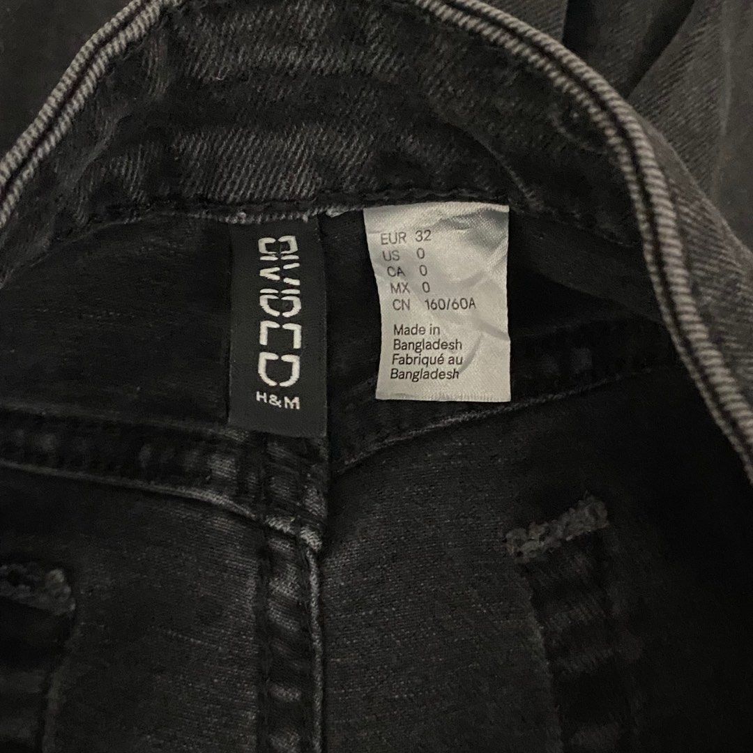 H and m discount black mom jeans
