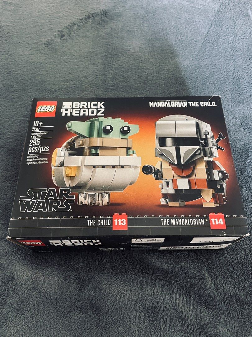 75317 LEGO BRICK HEADZ STAR WARS MANDALORIAN THE CHILD Hobbies Toys Toys Games on Carousell