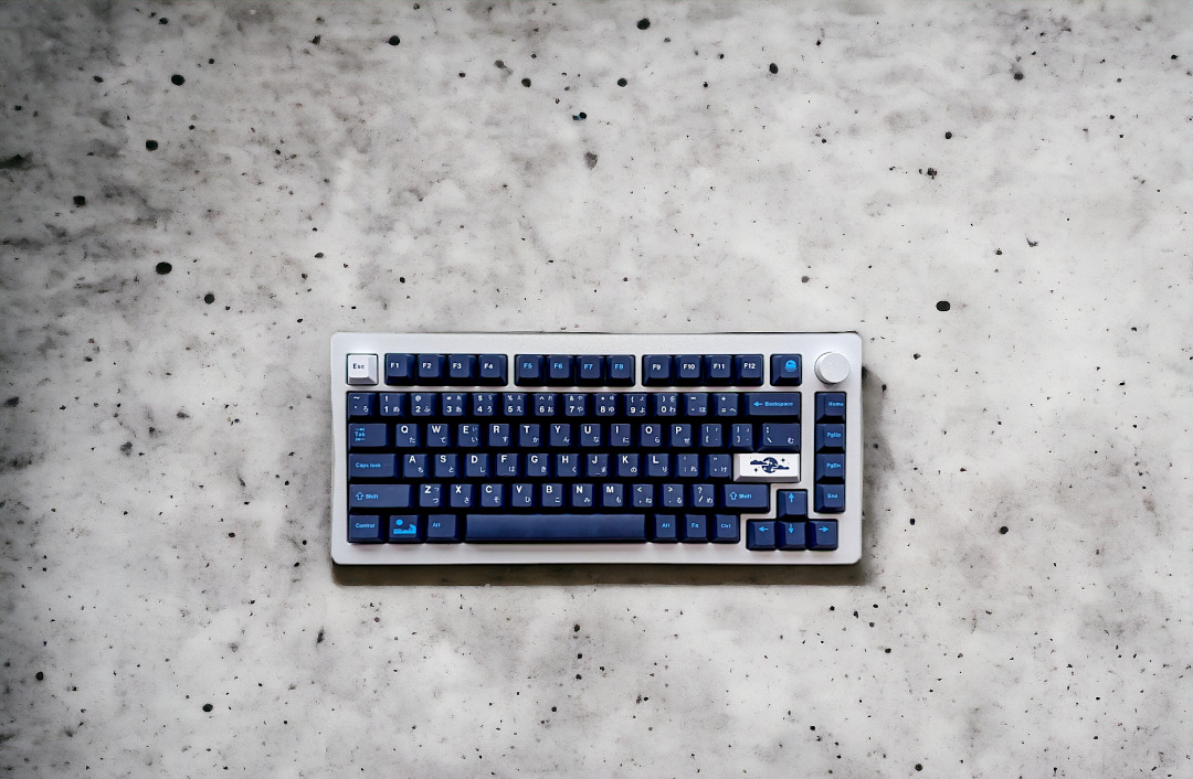 75% Custom Mechanical Keyboard (BlueMoon1701) - Fully Modded Aluminium ...