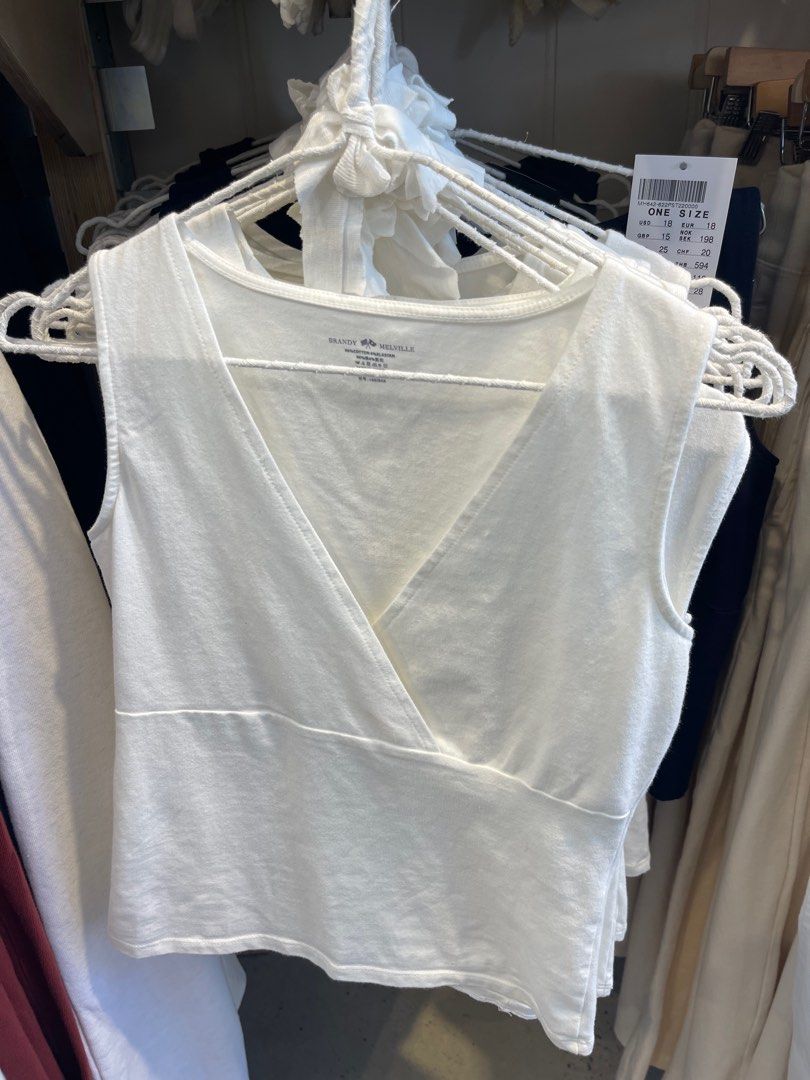 Brandy Melville Tops Official - Womens Halle White