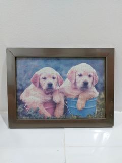 A4 Picture Frame (Made in Korea) with free puzzles