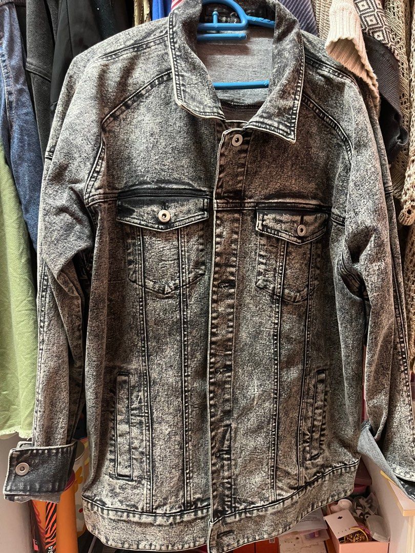 Jaket sales denim wash