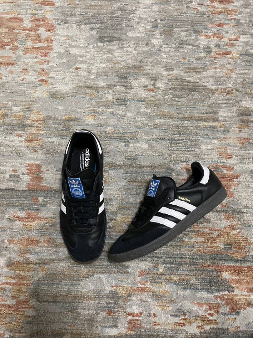 Mens black adidas samba new arrivals trainers