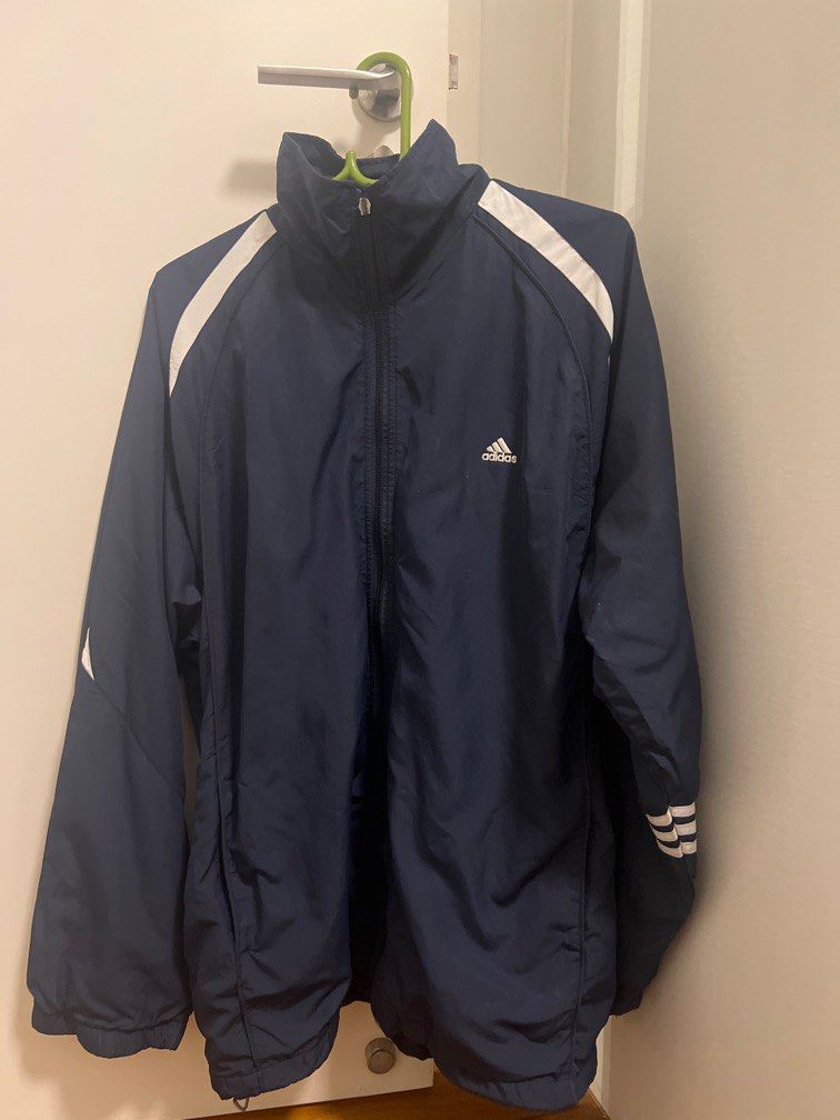 Adidas zip discount up windbreaker