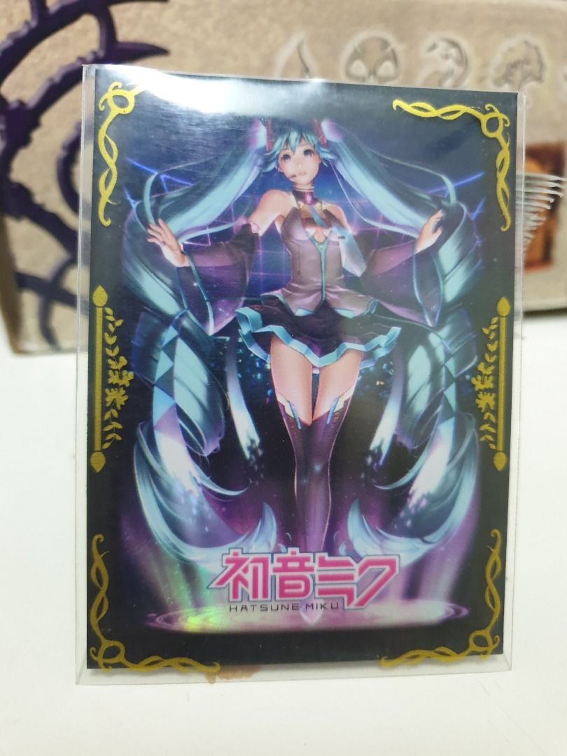 hatsune miku card sleeves Amazon.com: Sleeve Kings Card Sleeves 63.5x88mm Standard Size - Clear  Polypropylene, 60 Micron, 440 Standard Board Game Card Sleeves Board