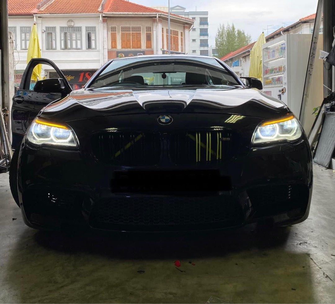 Aftermarket Retrofit BMW F10 2013 LCI Full LED Headlights on F10 2010 ...