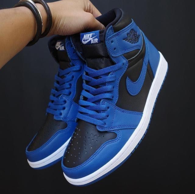 Air Jordan 1 High Dark Marina Blue, Men's Fashion, Footwear