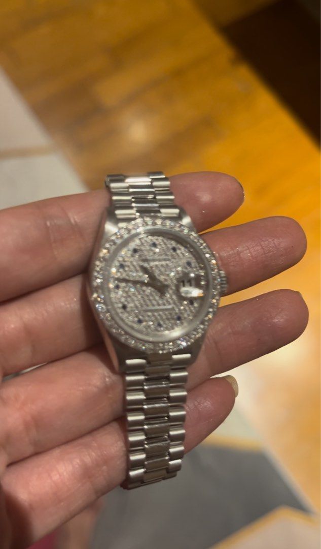 All diamond clearance rolex