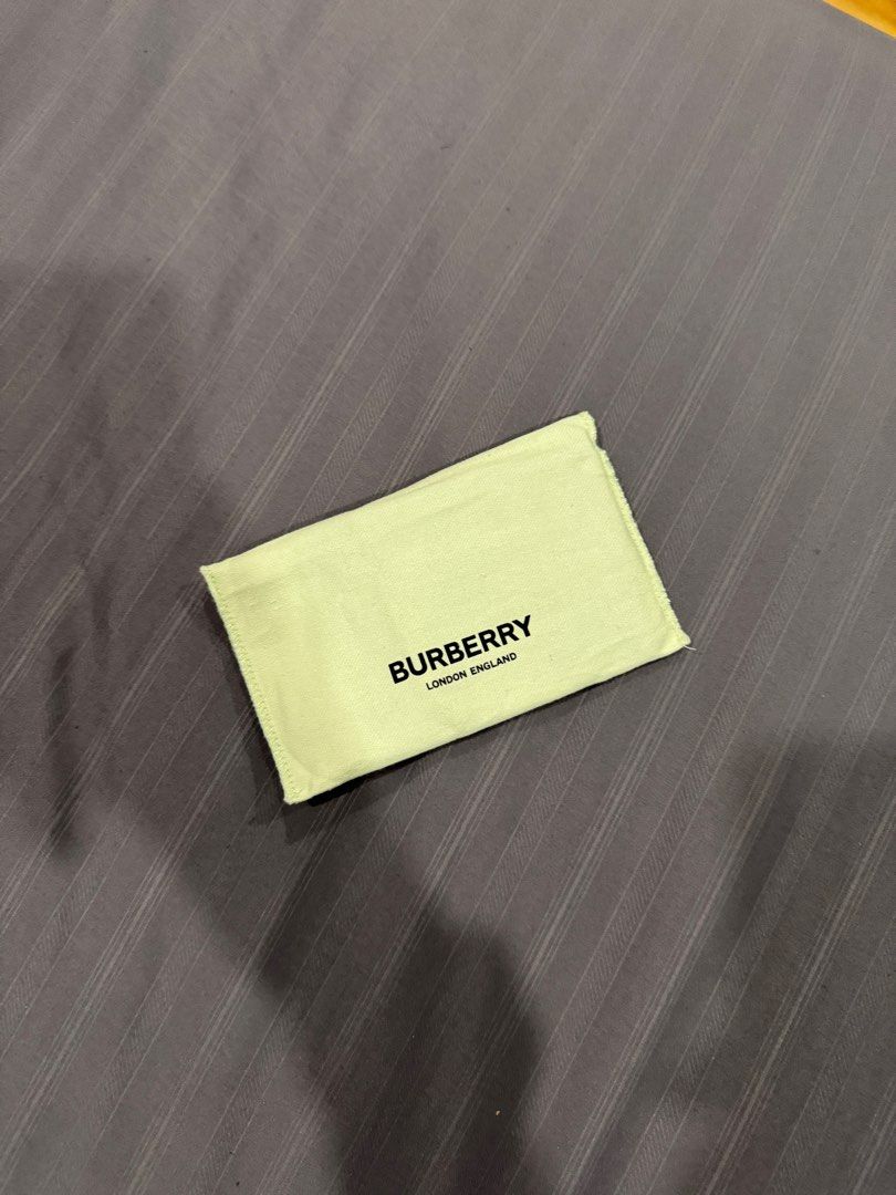 Authentic 100 Original Burberry Card Case Leather
