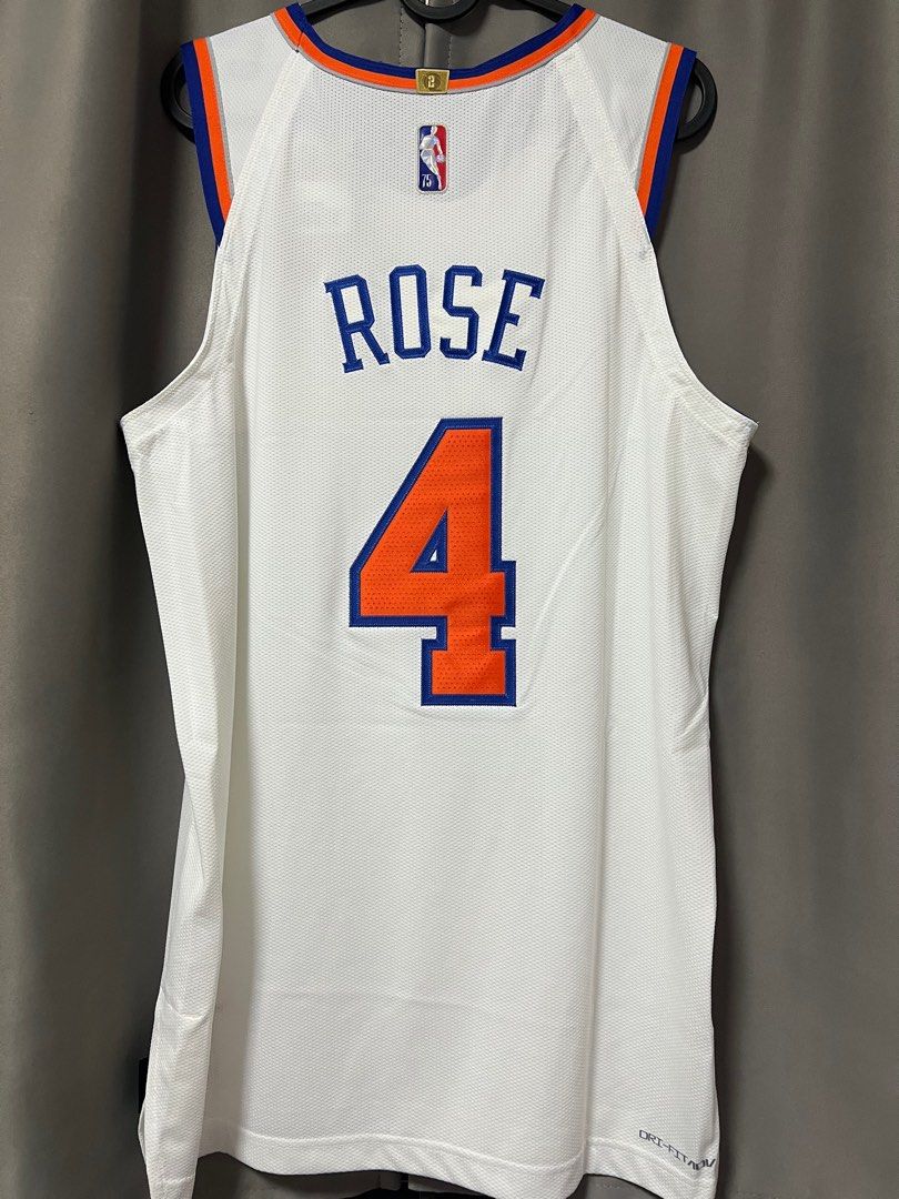 Authentic BNWT Derrick Rose New York Knicks Nike NBA 75th Anniversary Association Authentic Jersey