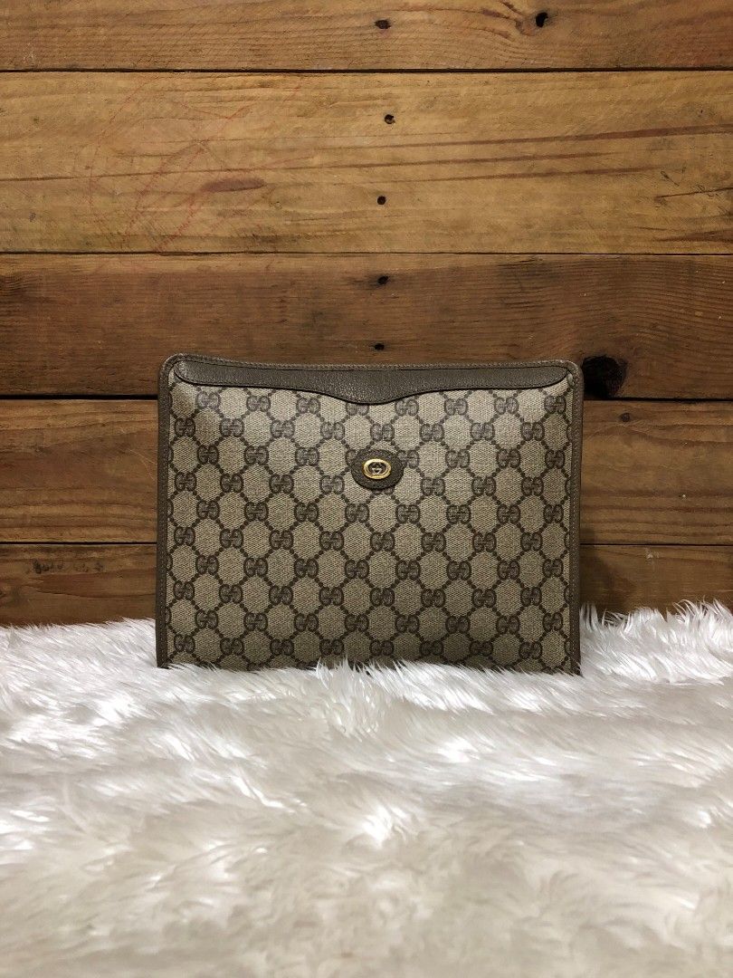 Gucci monogram clearance clutch