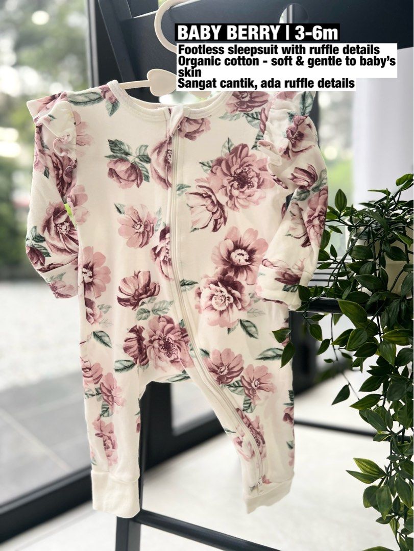 Footless sleepsuits best sale girl