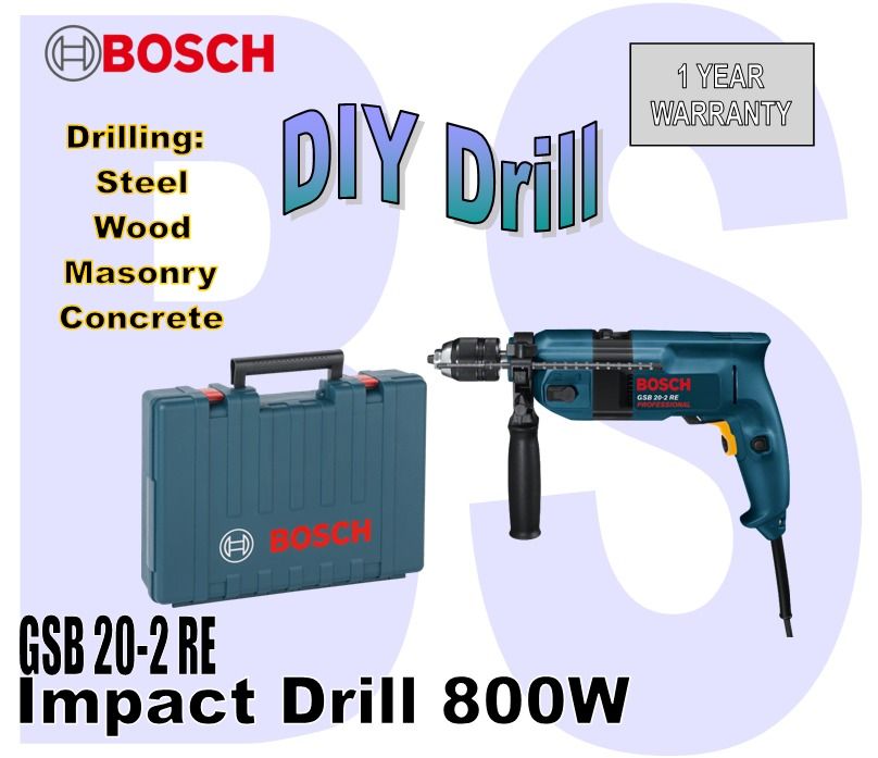 BANSOON BOSCH GSB 20-2 RE Professional Impact Drill 800W. Powerful ...
