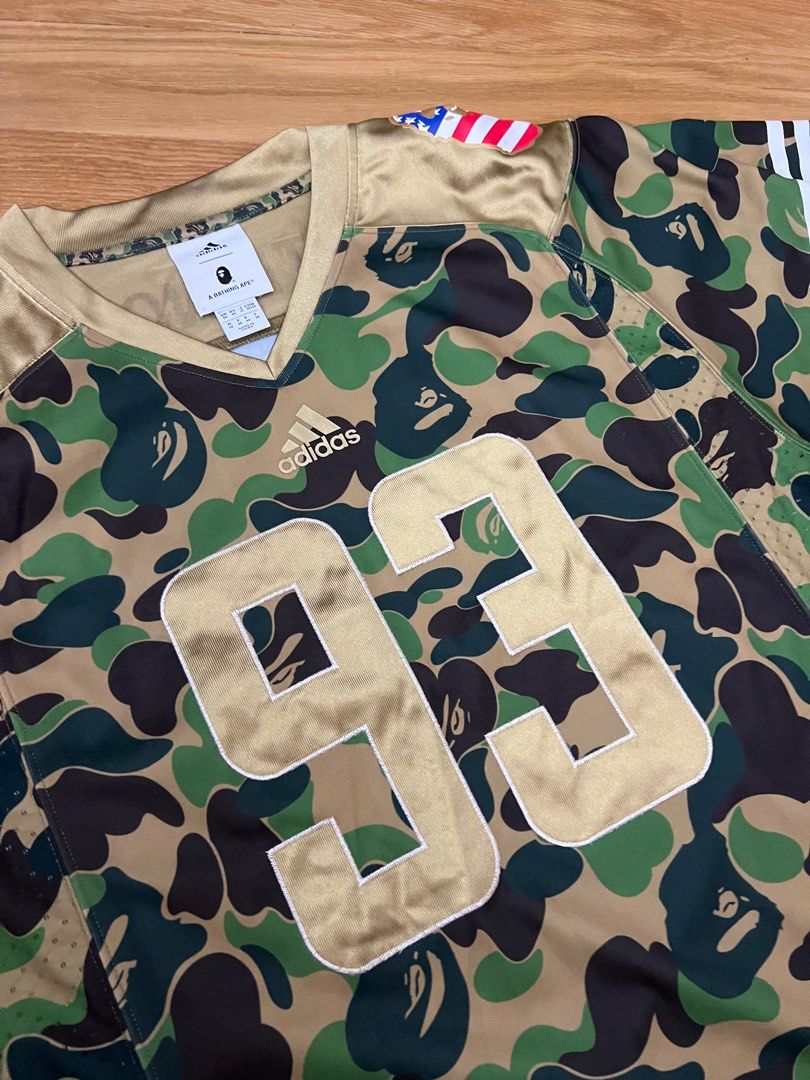 Bape adidas football jersey hotsell