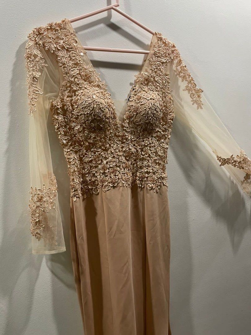 Bebe gold dress store