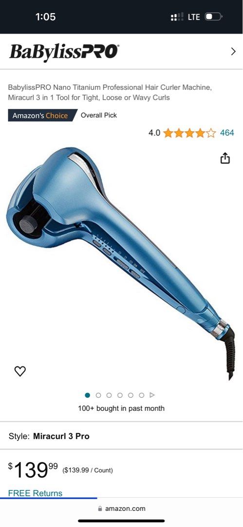 Beliss pro hair on sale curler