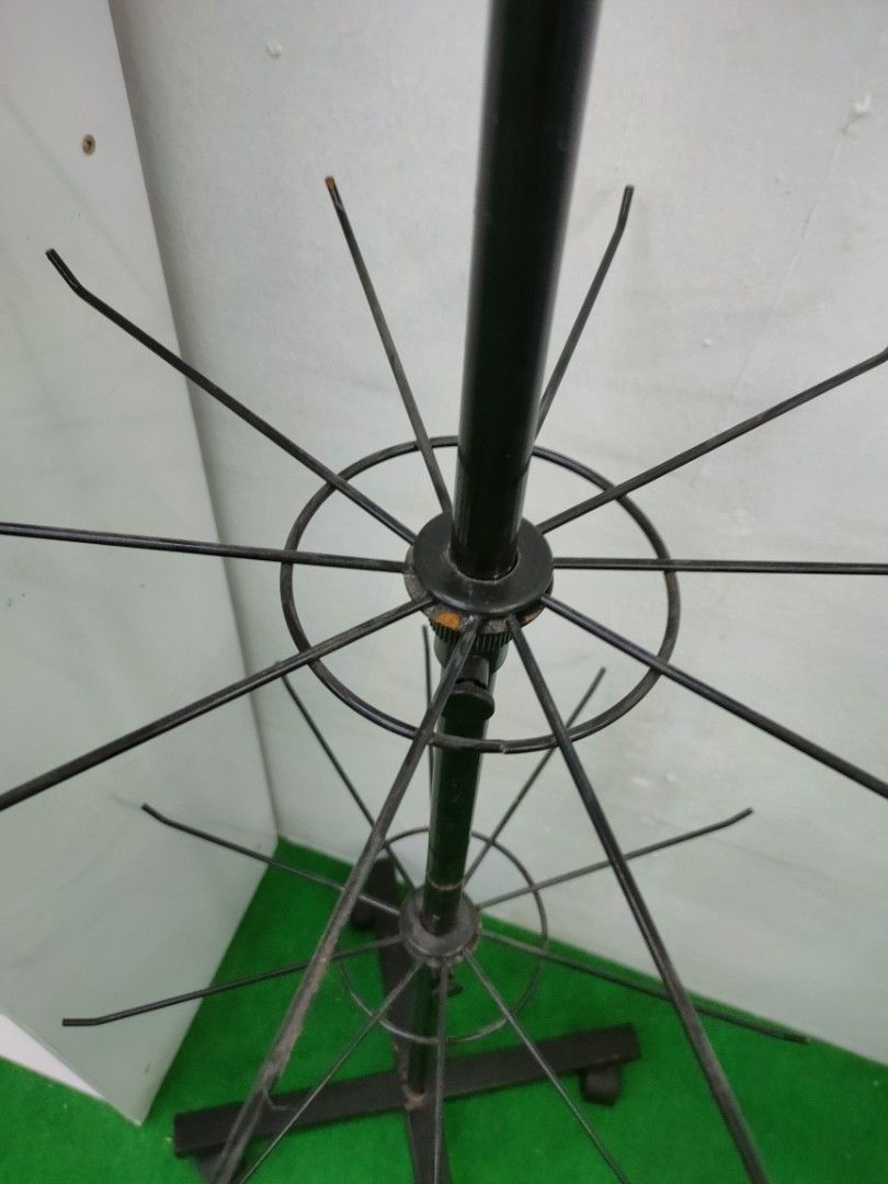 Black Rotation Rack Display Rack, Furniture & Home Living, Furniture ...