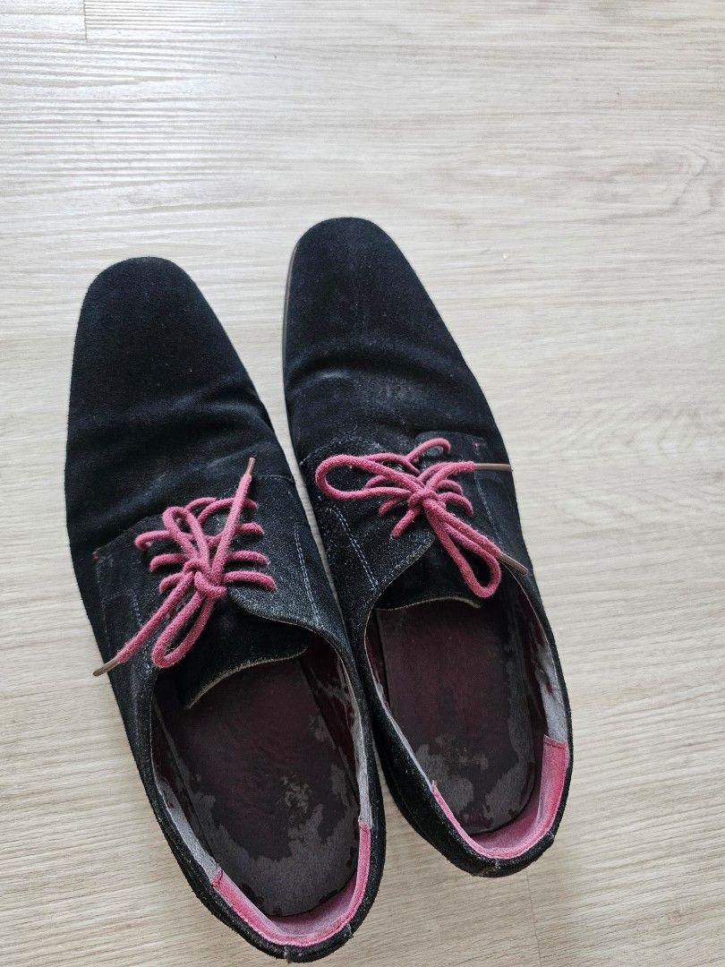 All black suede shoes sales