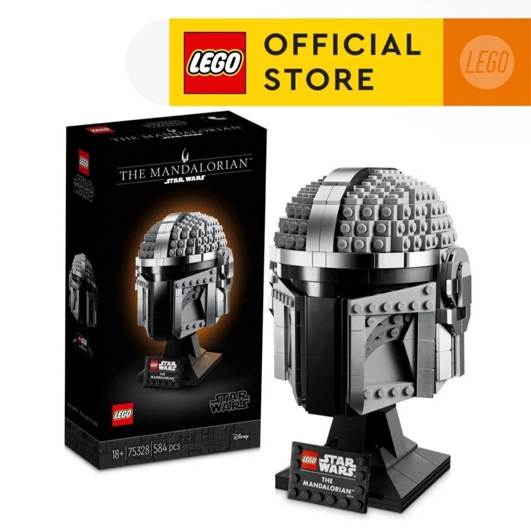 BNIB Lego The Mandalorian Helmet Star Wars 75328 Hobbies Toys