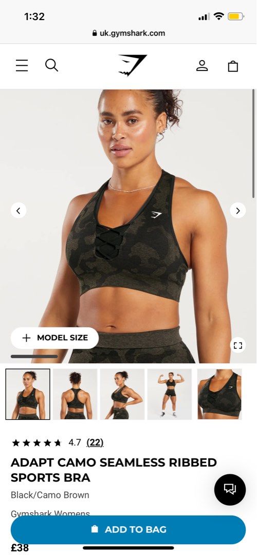 Gymshark legacy fitness bralette (S) , Women's Fashion, Activewear on  Carousell