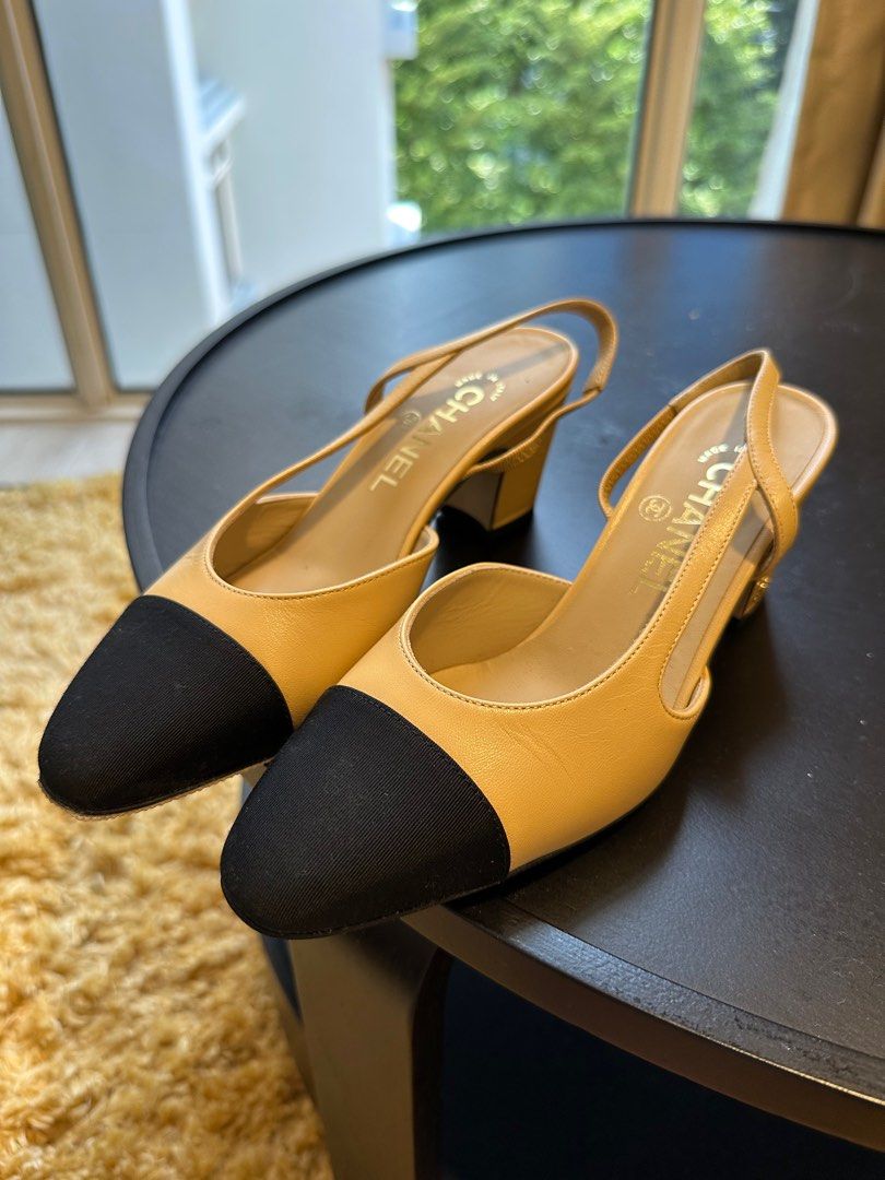 Chanel classic slingback shoes online