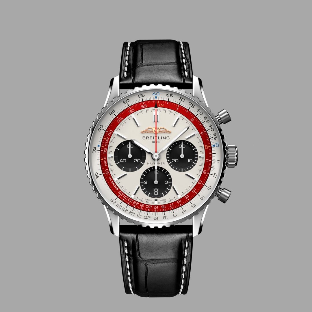 Breitling Navitimer B01 Chronograph 43mm Boeing 747 on Leather - Main Image