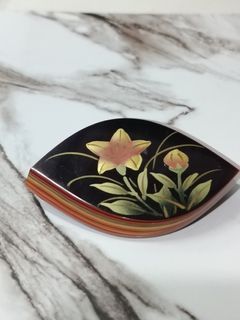 Camo bakelite , Japan, rare, brooch