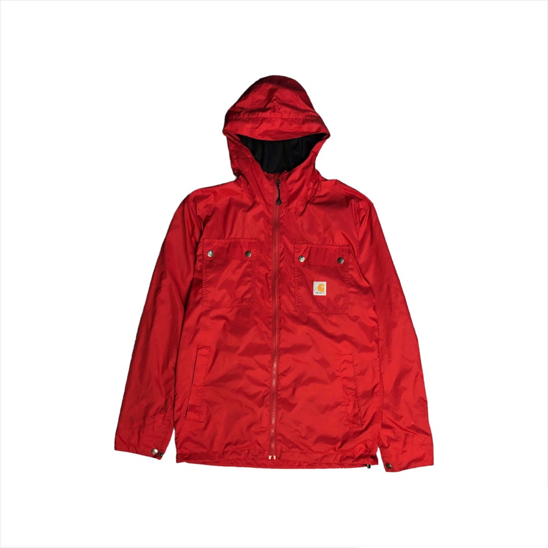 Carhartt rockford rain defender jacket red Fesyen Pria Pakaian Baju Luaran di Carousell
