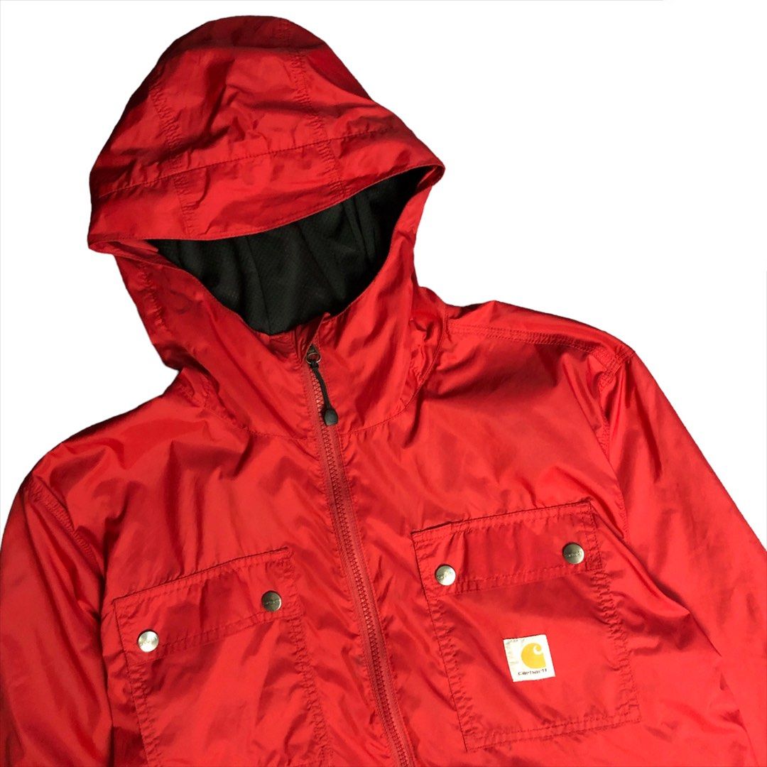 Carhartt rockford rain defender jacket red