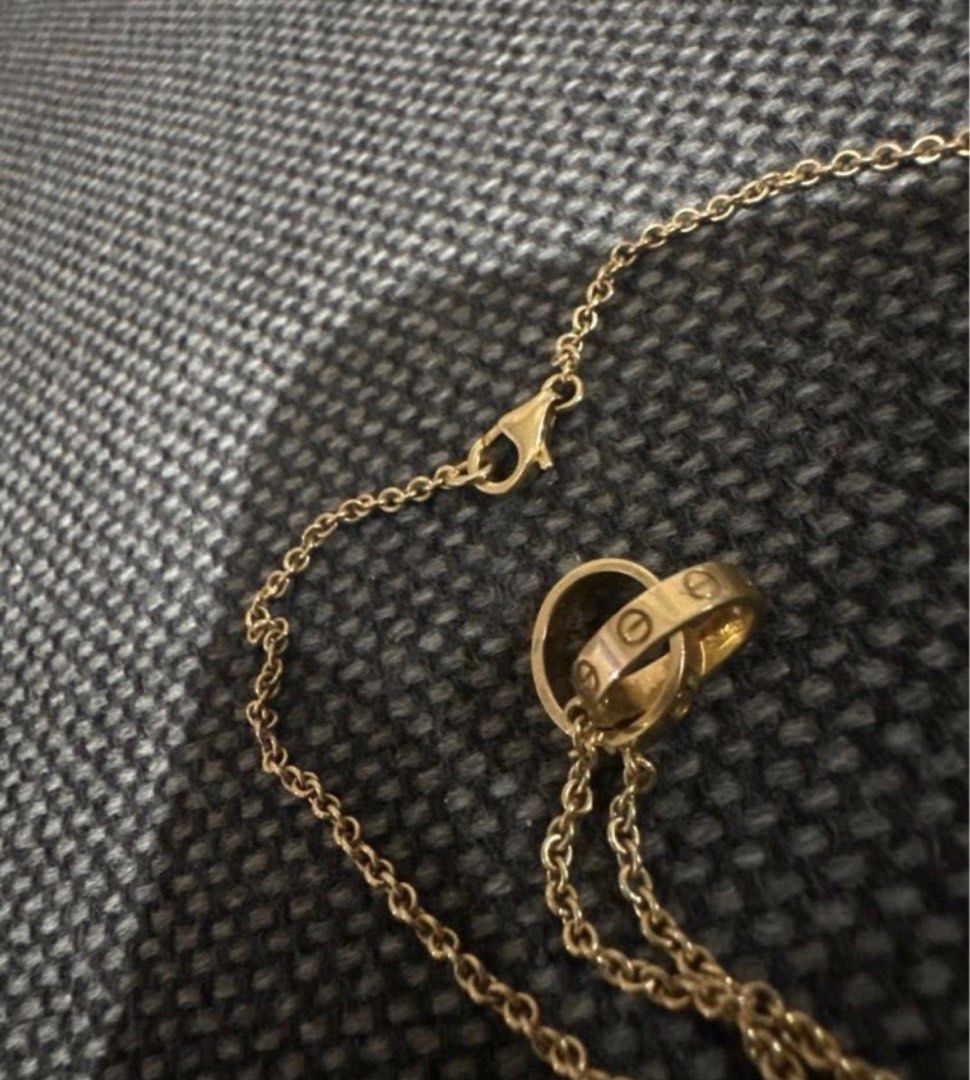 Cartier lock necklace cheap