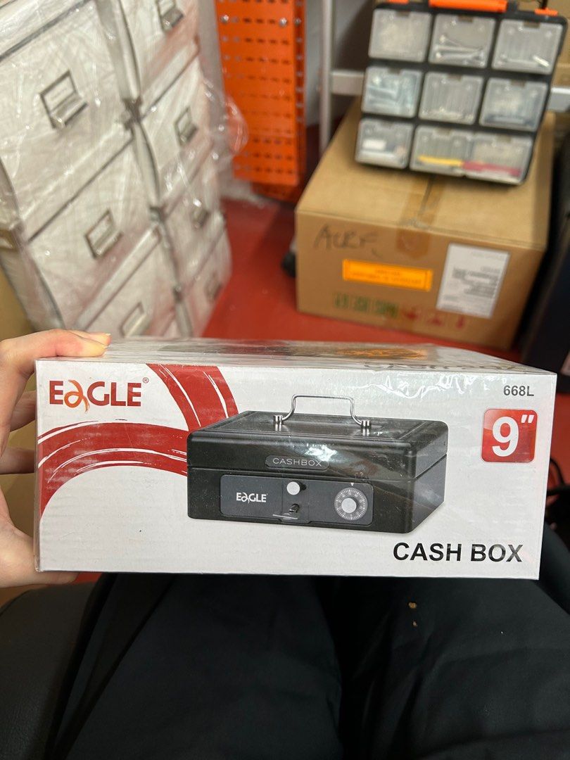 Cashbox with number lock and key, Furniture & Home Living, Home