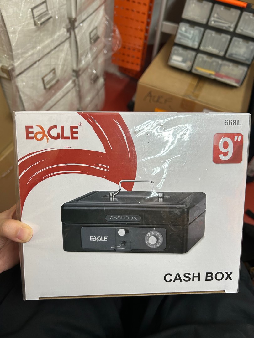 Cashbox with number lock and key, Furniture & Home Living, Home