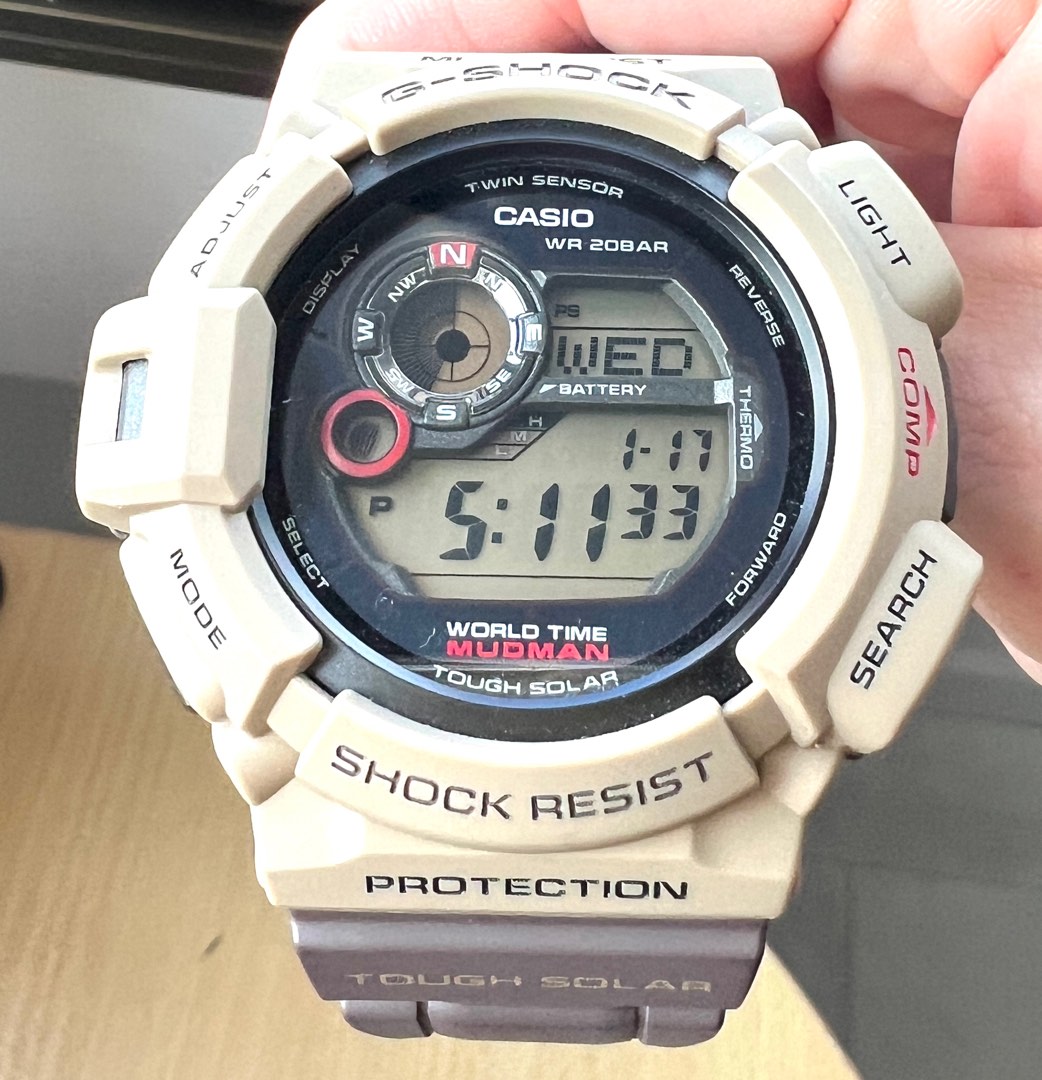 G shock top mudman price