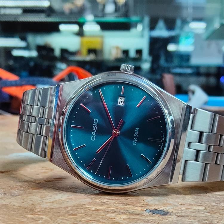 CASIO 腕時計 気持ちよい MTP M305 1A2V MTP-M305L-1A2V Z