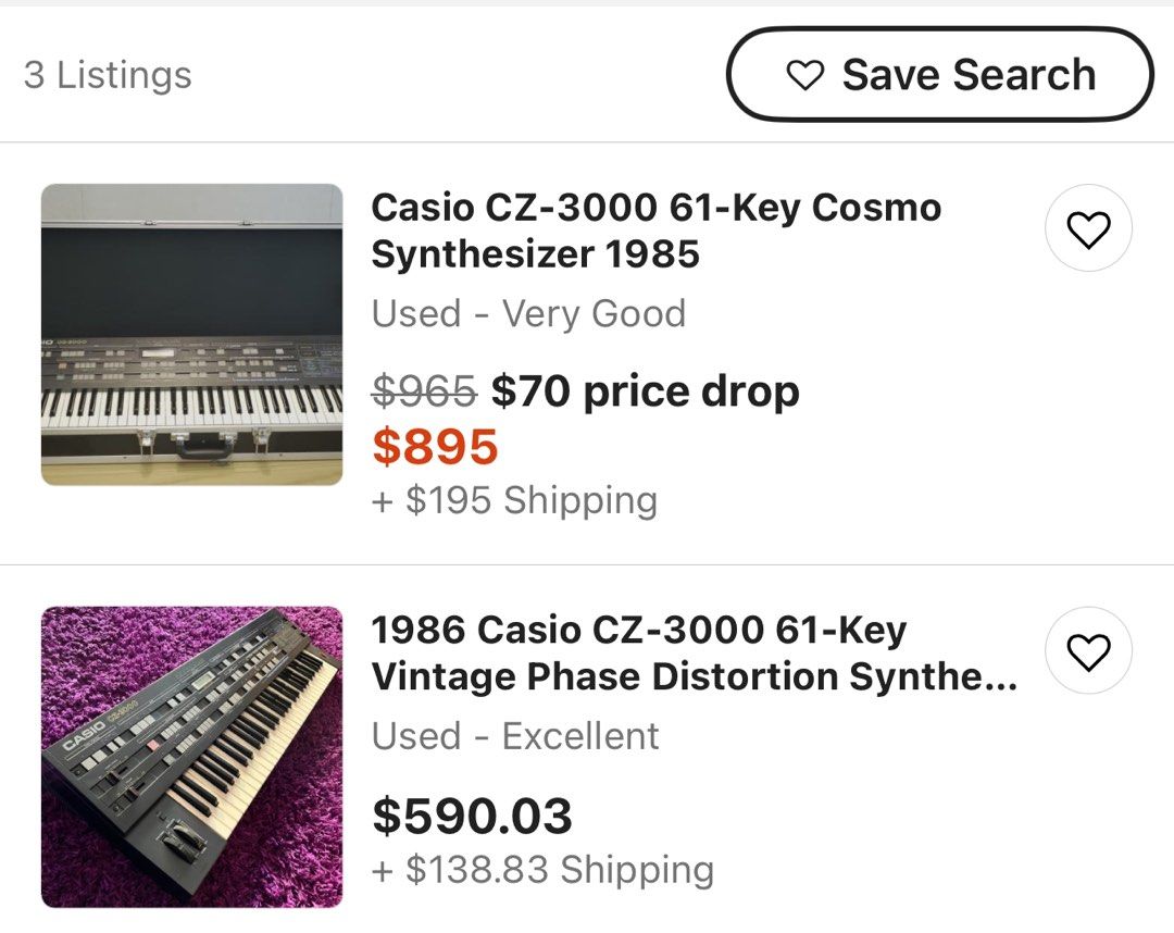 Casio clearance cosmo synthesizer