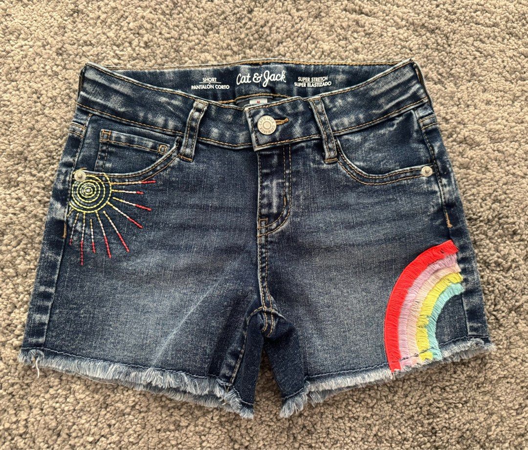 Cat and jack denim shorts hotsell
