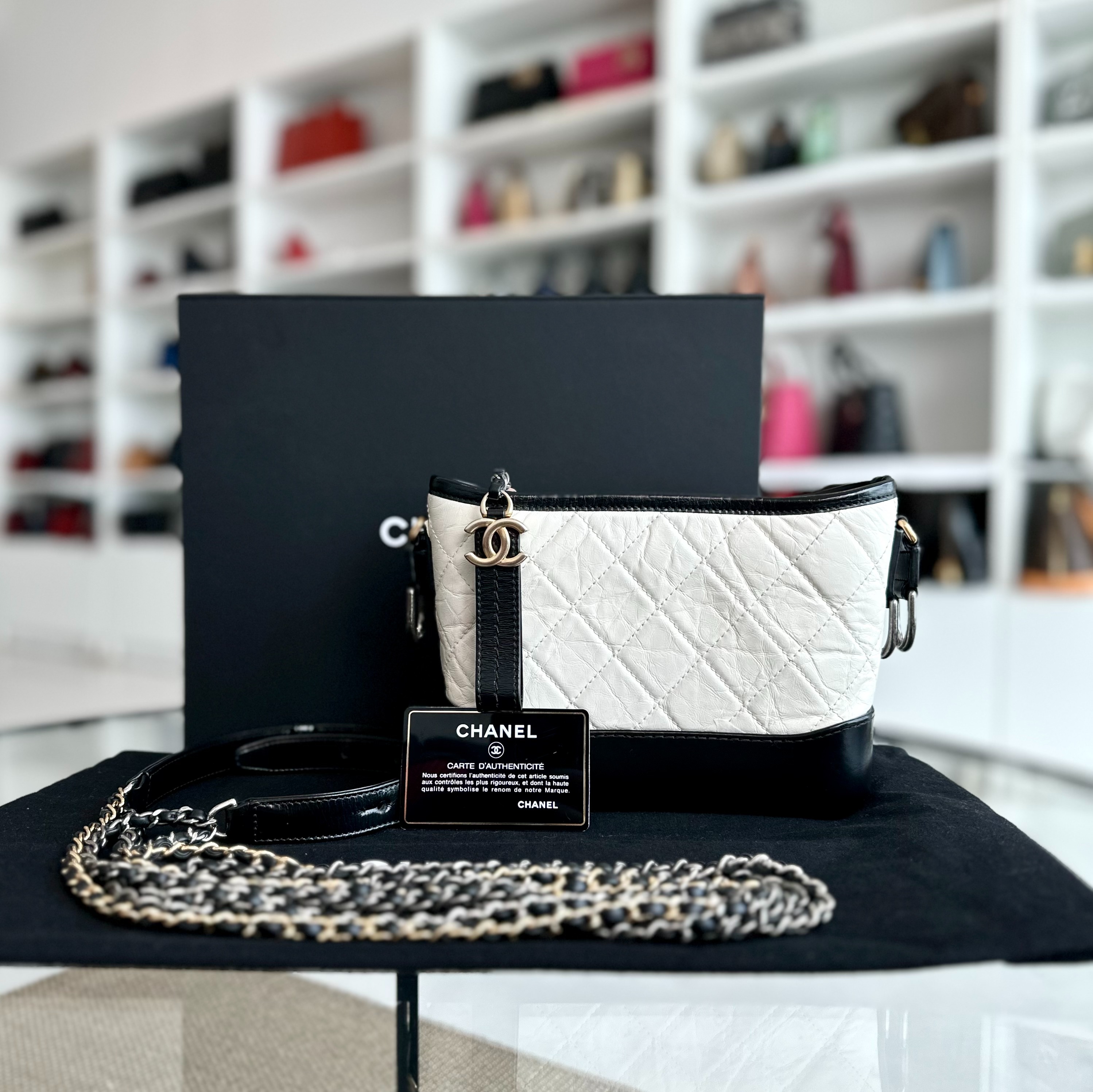 Chanel's gabrielle small hobo bag black store