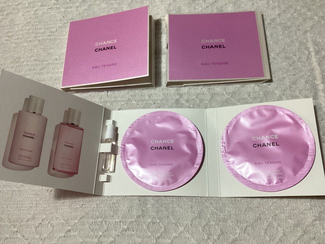 Chanel vial, body cleanser and moisturizer (Category: Fragrance & Deodorants) located in Rizal. Submitted by Houseoftiki (Listing ID 1280321495, Image 1). Description: Chanel Chance vial, body cleanser and body moisturizer in one pack..