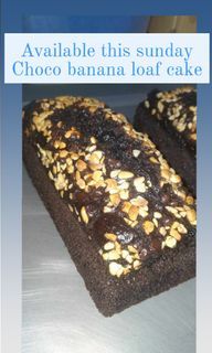 Choco Banana Loaf Cake