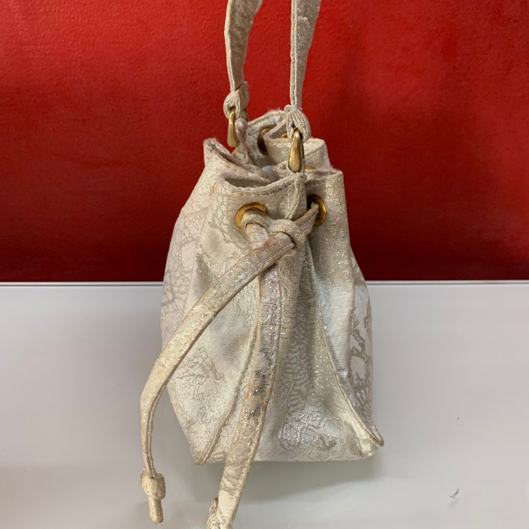 Christian Lacroix Cream Mini Bag (Category: Luxury Bags & Wallets) located in Manila. Submitted by coolandchic (Listing ID 1280221677, Image 2). Description: Orig Has masks from storage .