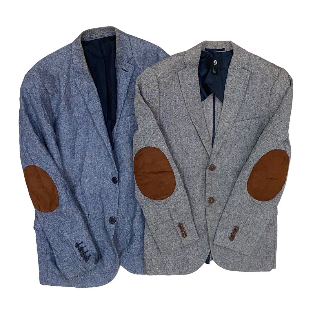 COMBO H M ELBOW PART BLAZER Men s Fashion Coats Jackets and