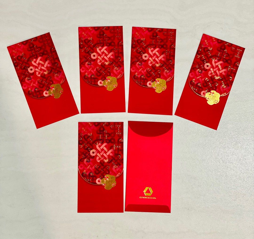 Commerzbank 2025 Red Packets, Hobbies & Toys, Stationery & Craft, Art