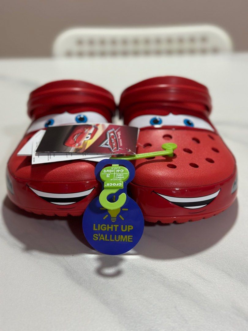 Lightning mcqueen adult crocs store