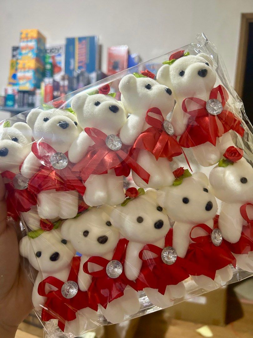 Decorative Bears (for all occasions and DIY gift ideas) (Category: Flowers & Bouquets) located in Manila. Submitted by cozzyessentialshopph (Listing ID 1280058878, Image 2). Description: Decorative Bears for DIY gift ideas *Bouquet * flower boxes *chocolate boxes Etc… Bears (assorted colors available onhand) P25 per sachet Pack of 10’s P240 📍 Loc: Ipil Bambang Manila 📍 MOP: GCash, PayMaya, BDO, PNB, BPI 📍 MOD: all SF and booking courier servic